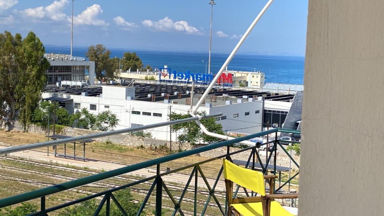 Blue View Daire Patras Dış mekan fotoğraf